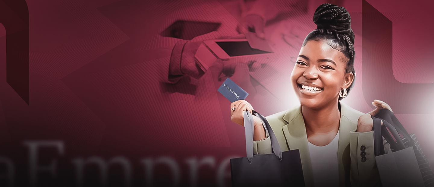 Mulher empreendedora sorrindo